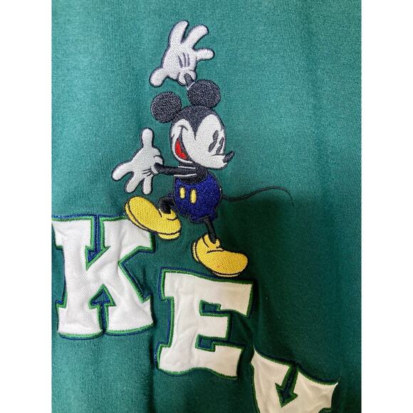 VTG Mickey & Co Rugby Hockey Shirt Mens Medium Long Sleeve Pullover Embroidered - Picture 6 of 10